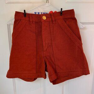 Big Bud Press Work Shorts XXS Burnt Terracotta